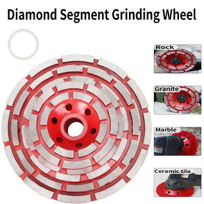 Diamond Grinding Wheel Segment Cup Disc Grinder Cut Tool Concrete Granite Stone - Image 1 of 4