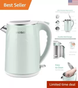 Electric Kettle, 1.7 L Double Wall Food Grade Stainless Steel Interior Water ... - Picture 1 of 8