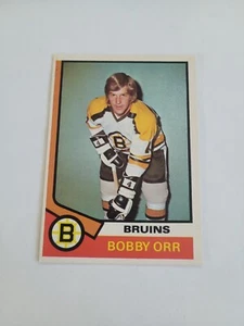 1974-75 O-Pee-Chee Bobby Orr #100 EX+ Vintage Hockey Card - Picture 1 of 2