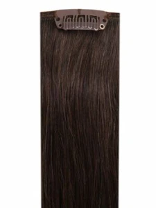 Halo 20" 12 Pieces Deluxe Clip-In Extension 100% Remy Human Hair #2 Dark Brown - Picture 1 of 2