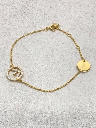 Collana FENDI bracciale logo F oro donna usata