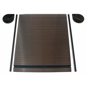 KIT PUERTA RODILLO TAMBOR 600 X 500 MM BRONCE PARA AUTOCARAVANAS CONVERSIONES - Imagen 1 de 2