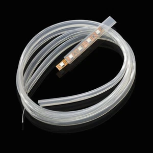 Clear Silicone LED Strip Tube Sleeve Flexible Waterproof For 8mm LED Light Strip - Picture 1 of 18