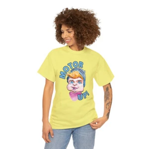 HayHay Says, "Motor Up!" Heavy Cotton Tee - Picture 1 of 193