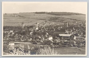 Postal RPPC vista aérea de Bad Mergentheim Alemania - Imagen 1 de 2
