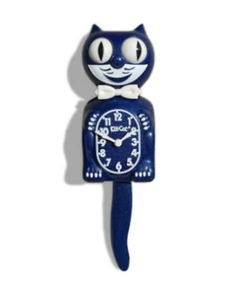 Limited Edition Galaxy Blue Kit-Cat Klock 15.5″ high - Picture 1 of 2