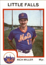 1987 Little Falls Mets ProCards #2409 Rich Miller Manager Baseball Card