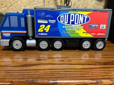 Jeff Gordon Dupont Semi Truck Micro Machines Track NASCAR Missing Track Pieces - Image 1 of 4