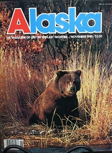 Alaska Magazine November 1980 Life on the Last Frontier Plastic Protective Sheet - Picture 1 of 4
