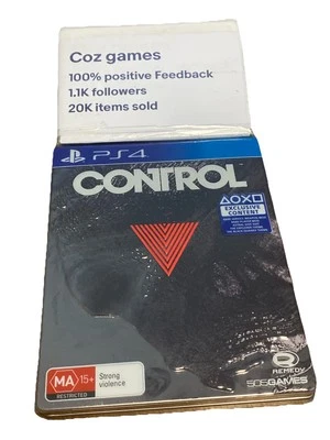 Control Deluxe Edition For The PS4 Steelbook With Cards Rare Australian Release - Image 1 of 4