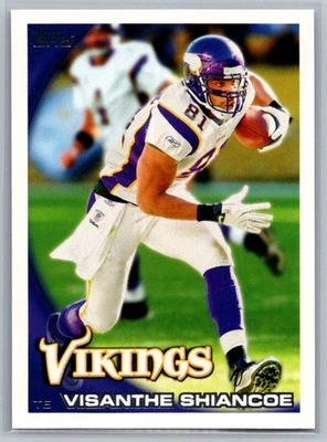 2010 Topps #134 Visanthe Shiancoe - Image 1 of 2