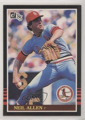 1985 Donruss Neil Allen #205 - Image 1 of 2