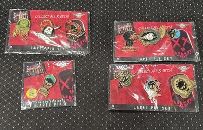 Juego de prendedores de solapa completa calibre QM Suicide Squad con prendedor Joker 2016 sellado Foto 1 de 4