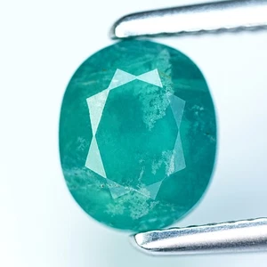 1,94 ct Blinkend Perfekt Oval 8,6 x 7,1 mm 100% Natur Grün Germany HAUYN - Bild 1 von 8