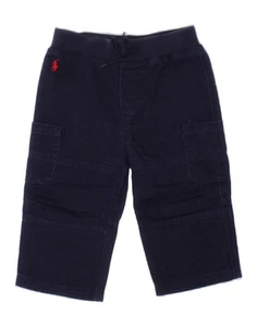 POLO RALPH LAUREN Baby Boys Cargo Shorts 9-12 Months W18 Navy Blue Cotton CF13 - Picture 1 of 3