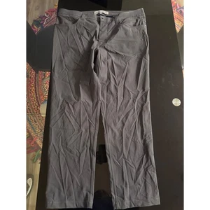 Pantalones elásticos delanteros planos gris carbón RYE 51 Voyager Collection para hombre talla 36 X2 - Imagen 1 de 8