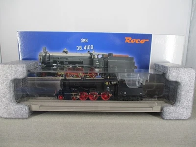 Roco Track H0 72126 Tender Locomotive BR 38.4109 by ÖBB DC DSS Analogue in Original Packaging - Image 1 of 4