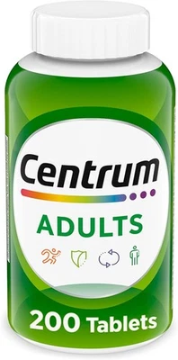 Suplemento multivitamínico/multimineral Centrum para adultos con antioxidantes, zinc, Vita Foto 1 de 4