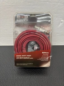 Belva BPK4 4 AWG Stärke Verstärker Stromkabel Installationsset mit Lautsprecherkabel - Bild 1 von 4