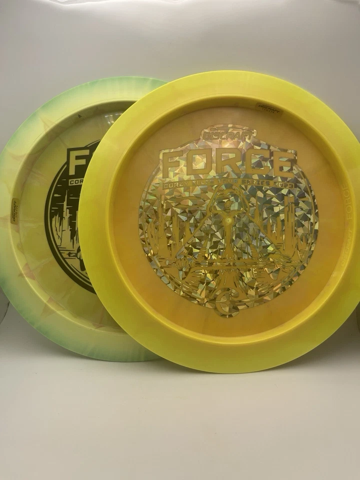 DISCRAFT Disc Golf 2023 TOUR SERIES ESP FORCE CORY ELLIS 2 Disc Value Pack - Image 1 of 4