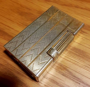 Caran d'Ache Gasfeuerzeug Gold ohne Box Zündung bestätigt kein Gasaustritt sehr gut - Bild 1 von 10