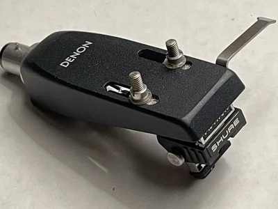 Картридж с фонограммой Shure V15 тип IV и головка Denon НУЖДАЮТСЯ В НОВОМ СТИЛУСЕ ХОРОШИЕ КАТУШКИ - Изображение 1 из 4