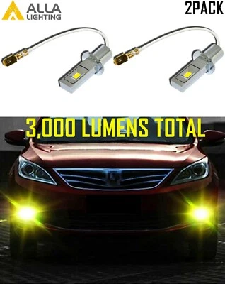 Alla Lighting H3 LED Driving Fog Light,Luxury Yellow Get Noticed,5-star Review - Image 1 of 4