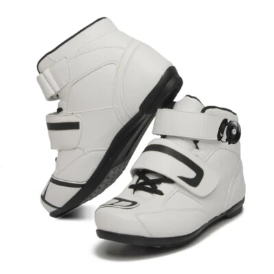 Unisex Hombres Botas de Motocicleta Exterior Calle Carretera Bicicleta Zapatos Motocicleta Tenis Foto 1 de 4