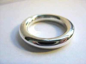 Breiter schlichter Herren Ehering massiv 925 Sterlingsilber Statement Ring alle Größen - Bild 1 von 7