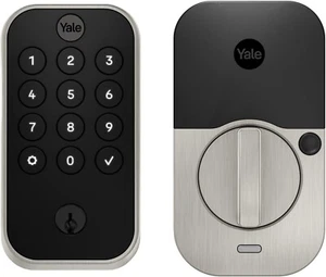 Yale Assure Lock 2 Riegel Tastatur - Satin Nickel - YRD410-ZW2-619 *NEU* - Bild 1 von 6