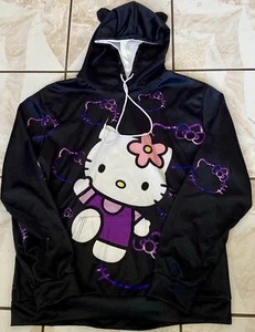 Hello Kitty Casual Hoodie Black Size M - Picture 1 of 6