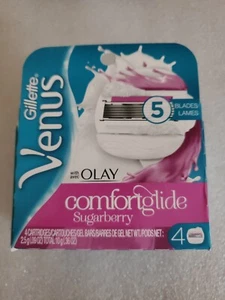 Gillette Venus Olay Blade Lames Comfortglide Sugarberry 4 por paquete - Imagen 1 de 4