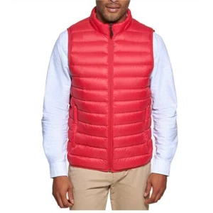 Men's XLarge Quilted Packable Red Puffer Vest - Picture 1 of 3