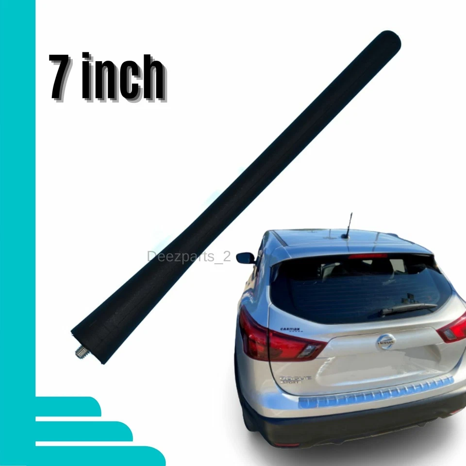 Antena 7" negra para Nissan Rogue 2008-2016 Foto 1 de 4