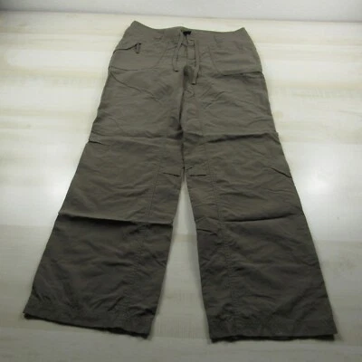 Pantalones North Face para mujer 10 marrón tecnología nailon senderismo absorbente aire libre informales 32x31 Foto 1 de 4