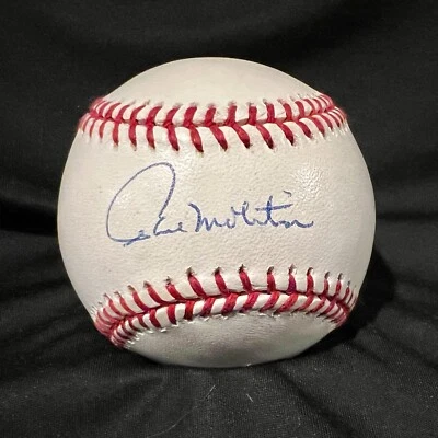 Paul Molitor BAS Autographed OMLB Baseball Signed Milwaukee Brewers Twins HOF - Image 1 of 4