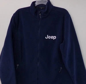 Jeep Mens Embroidered Full Zip Fleece Jacket XS-6XL New - Picture 1 of 17