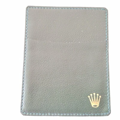 ROLEX Document Holder  Green Leather - Image 1 of 2