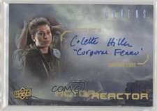 2018 Upper Deck Aliens Movie Actor Reactor Inscriptions Colette Hiller Auto x9h