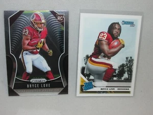Bryce Love - 2 Rookie Cards * 2019 Panini Prizm, 2019 Donruss - Picture 1 of 6