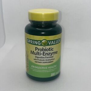 Spring Valley PROBIOTIC MULTI-ENZYME Digestive Formula 200 CT Dietary Supplement