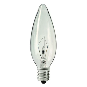 Pick & Choose 60 W B10, E12 Candelabra Base 120V & 130V Chandelier Light Bulbs - Picture 1 of 6