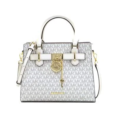 Michael Kors Hamilton маленький чехол Дамская сумка через плечо сумка - светло-кремовый - Изображение 1 из 3