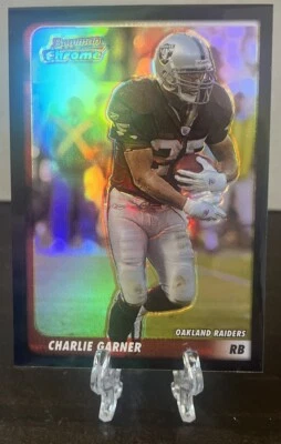 2003 Bowman Chrome /500 Refractor  Charlie Garner #23 Raiders - Image 1 of 2