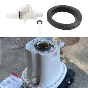RV Water Valve Kit 13168 For Thetford Aqua Magic IV Toilet High Low Model - Picture 1 of 13