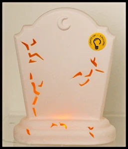 Michael's Make Market Tombstone Lighted DIY CERAMIC | 195158179149 | NWT | Works - Picture 1 of 4