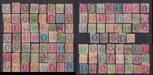 Greece Small Hermes Heads a large collection of 109 used stamps - Imagen 1 de 3