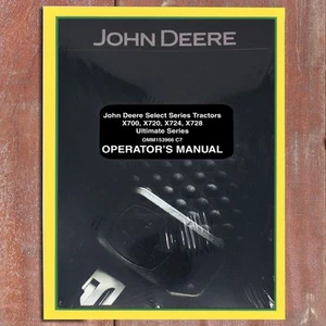 John Deere X700 X720 X724 X728 Tractor Owners Operators Manual - OMM153966 - Picture 1 of 1