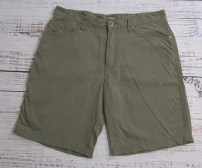 Royal Robbins Olive Green Chino Hiking Outdoors Travel Nylon Shorts Mens 34 - Image 1 of 4