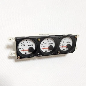 NISMO 3-Gauge white BNR32 Skyline GT-R Nissan Rare JDM - Picture 1 of 5